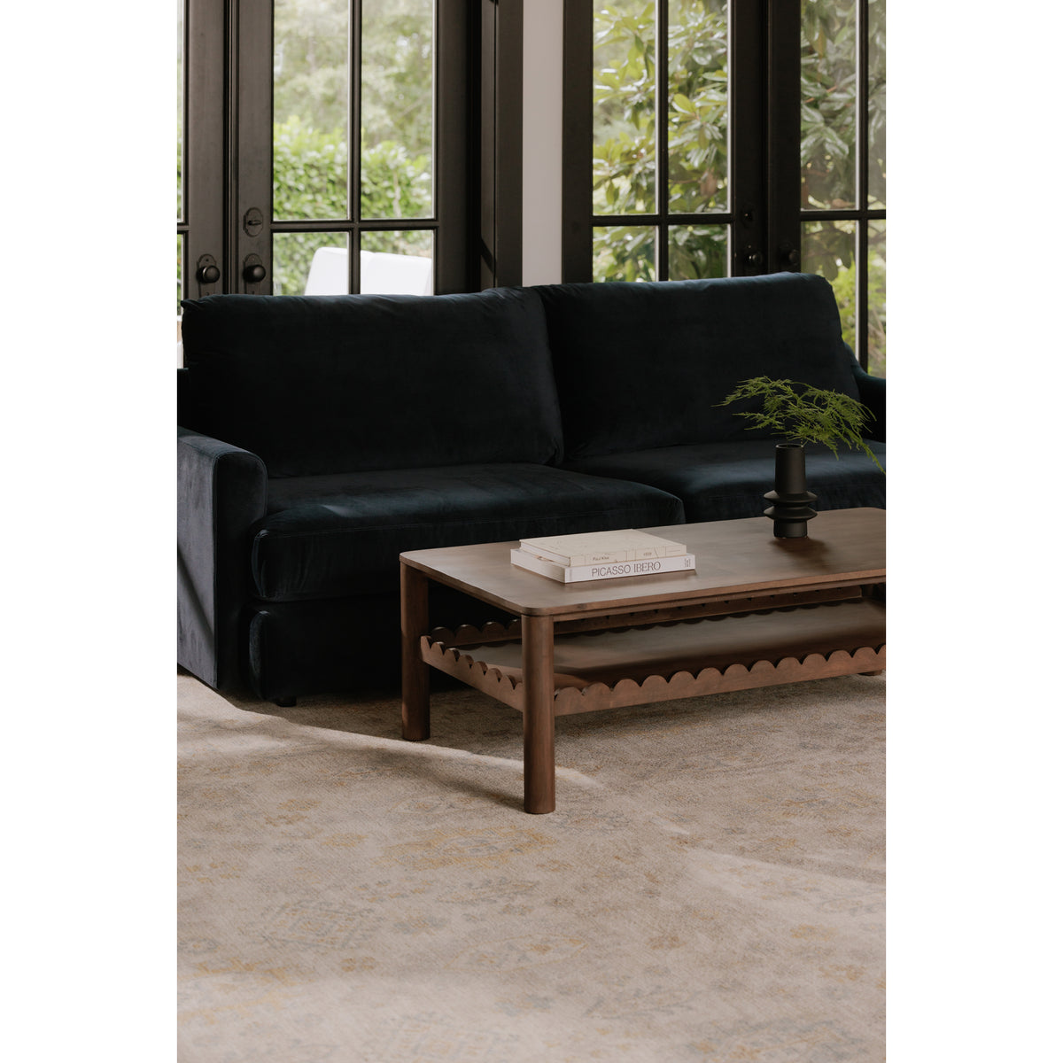 Wiley Coffee Table – 52" Mango Wood Coffee Table (9)