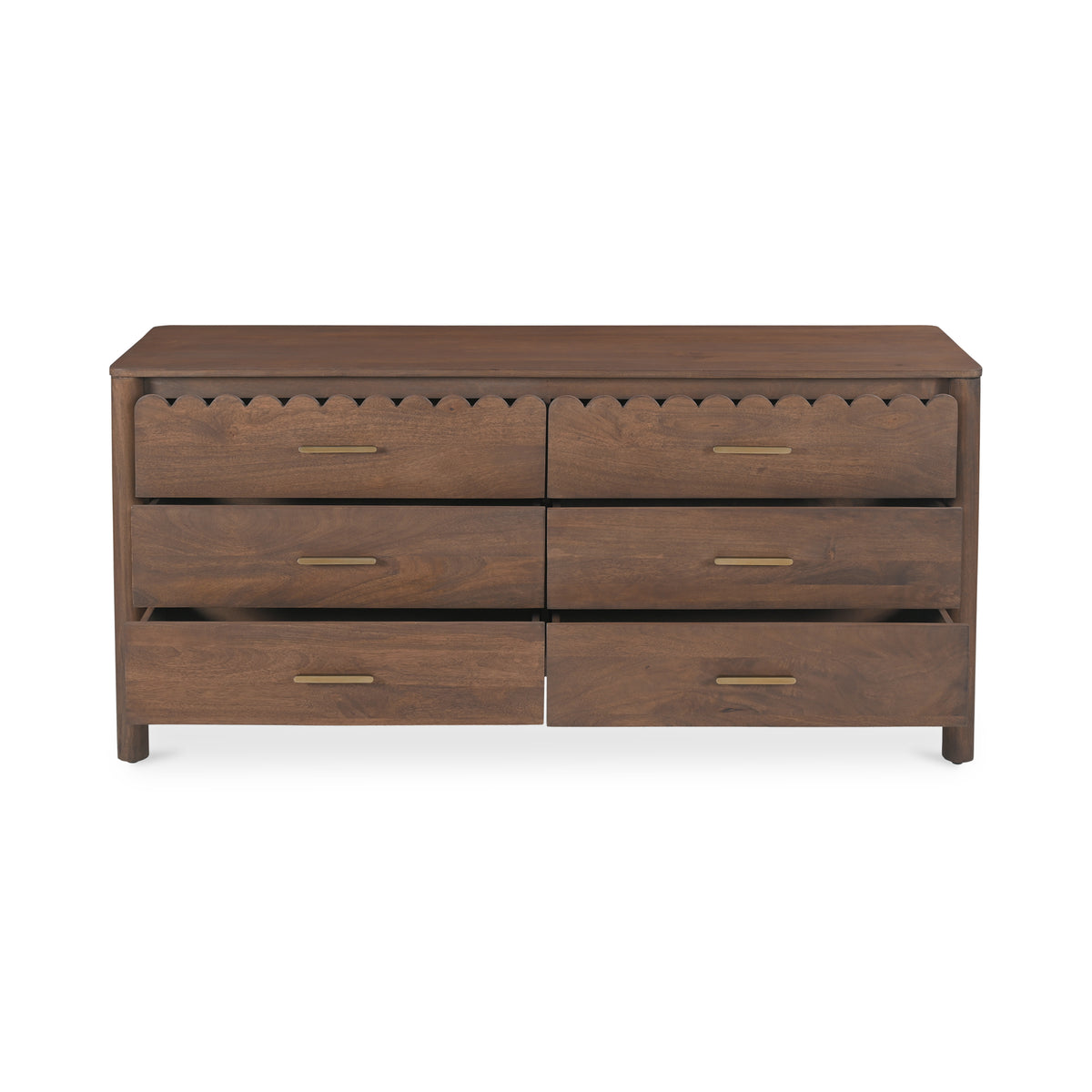 Wiley Dresser – 63" Mango Wood 6-Drawer Dresser (2 Colors) (2)