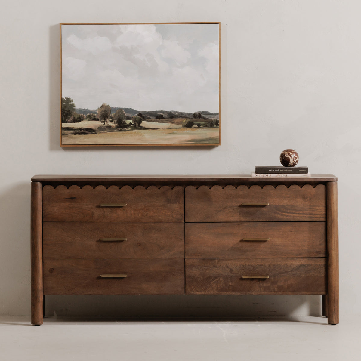 Wiley Dresser – 63" Mango Wood 6-Drawer Dresser (2 Colors) (12)
