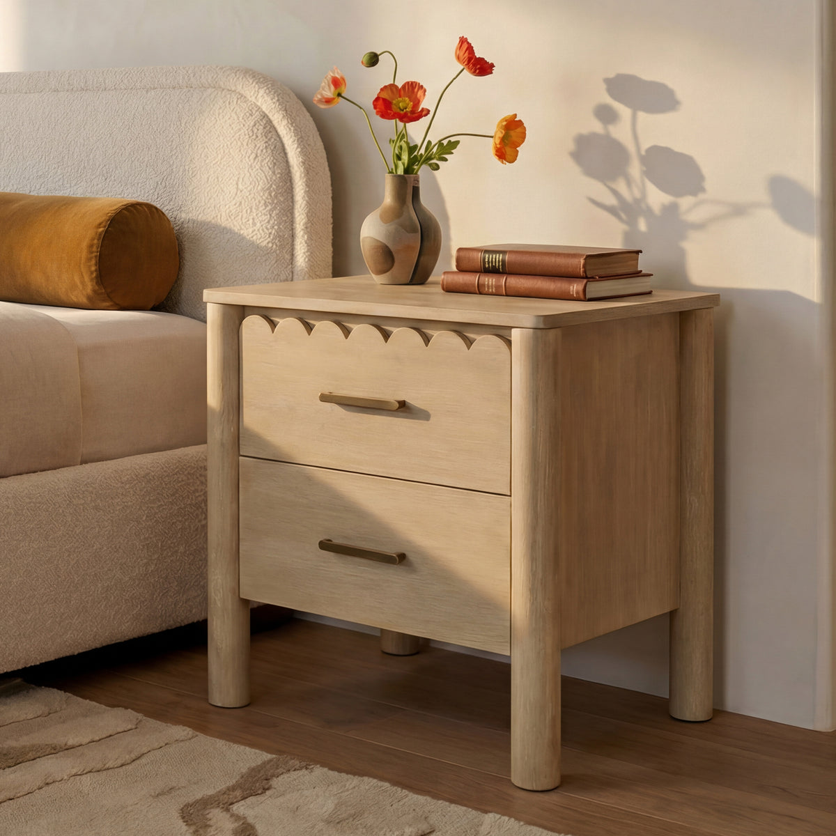 Wiley Nightstand – 23.5" Mango Wood Nightstand (2 Colors) (23)