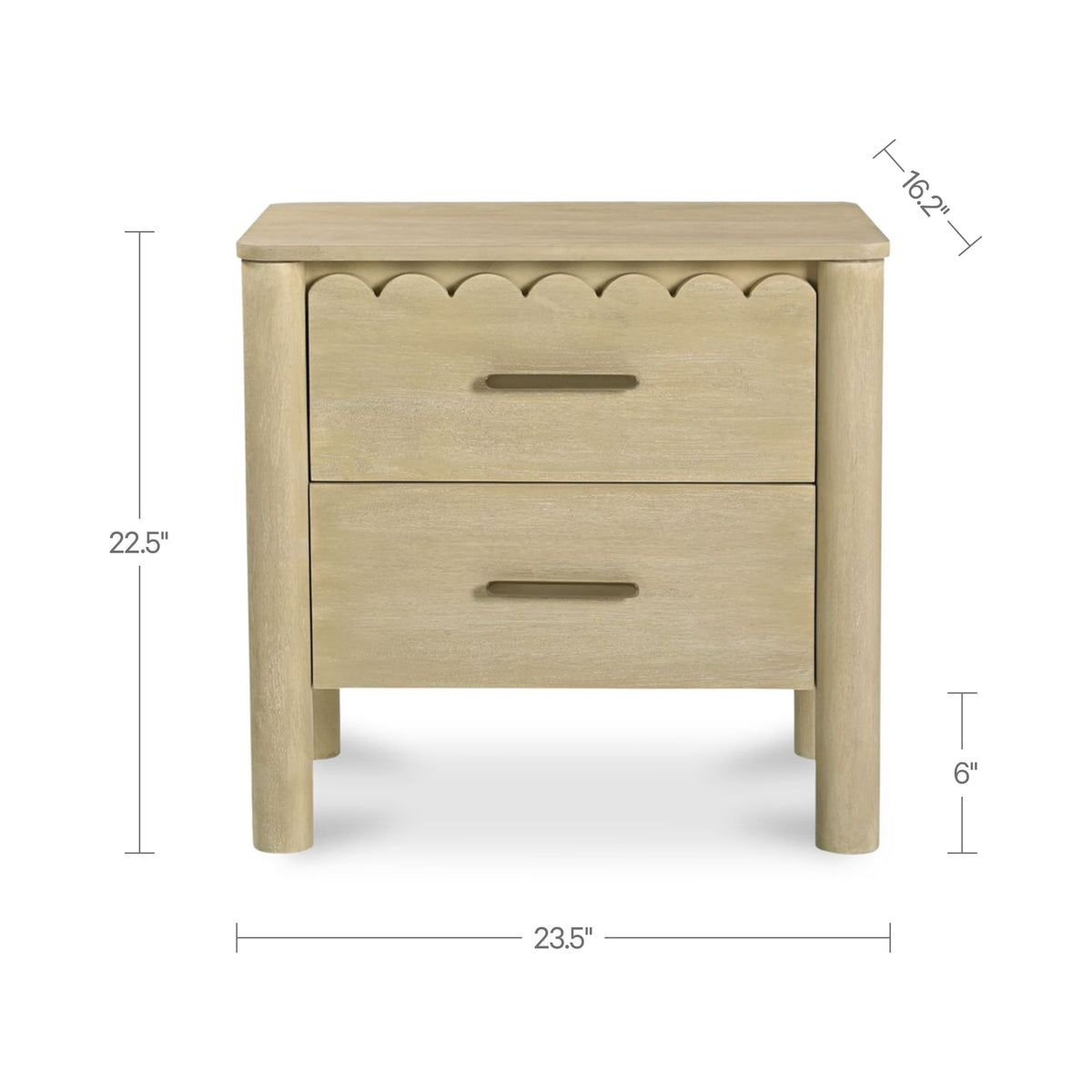 Wiley Nightstand – 23.5" Mango Wood Nightstand (2 Colors) (24)