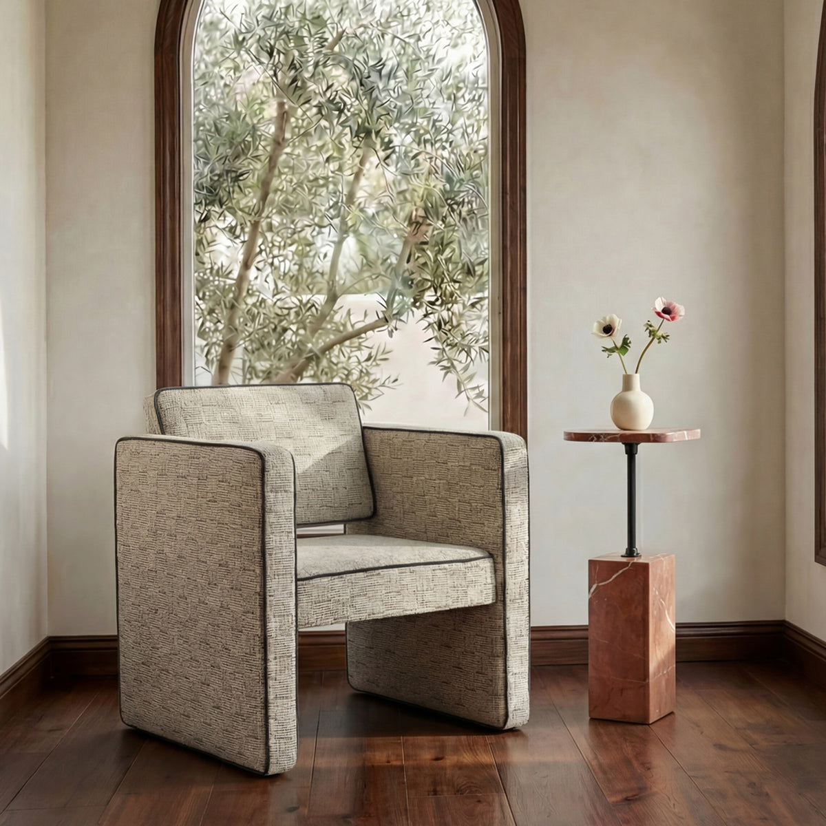 Caro Side Table – 9" Stone Side Table (2 Colors) (17)