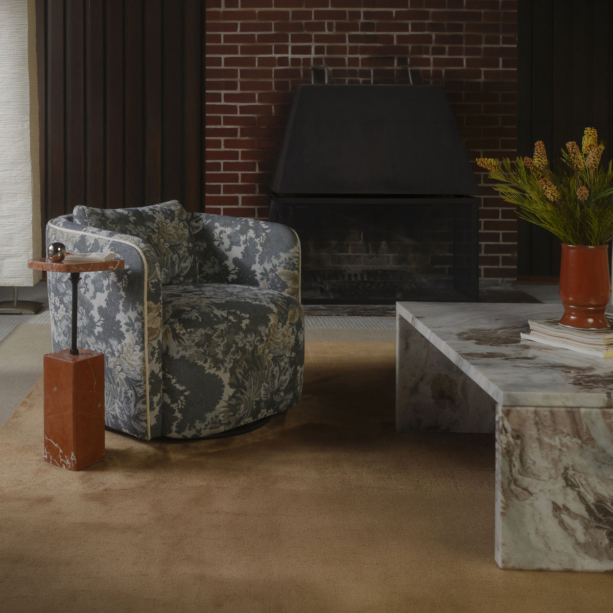 Caro Side Table – 9" Stone Side Table (2 Colors) (18)