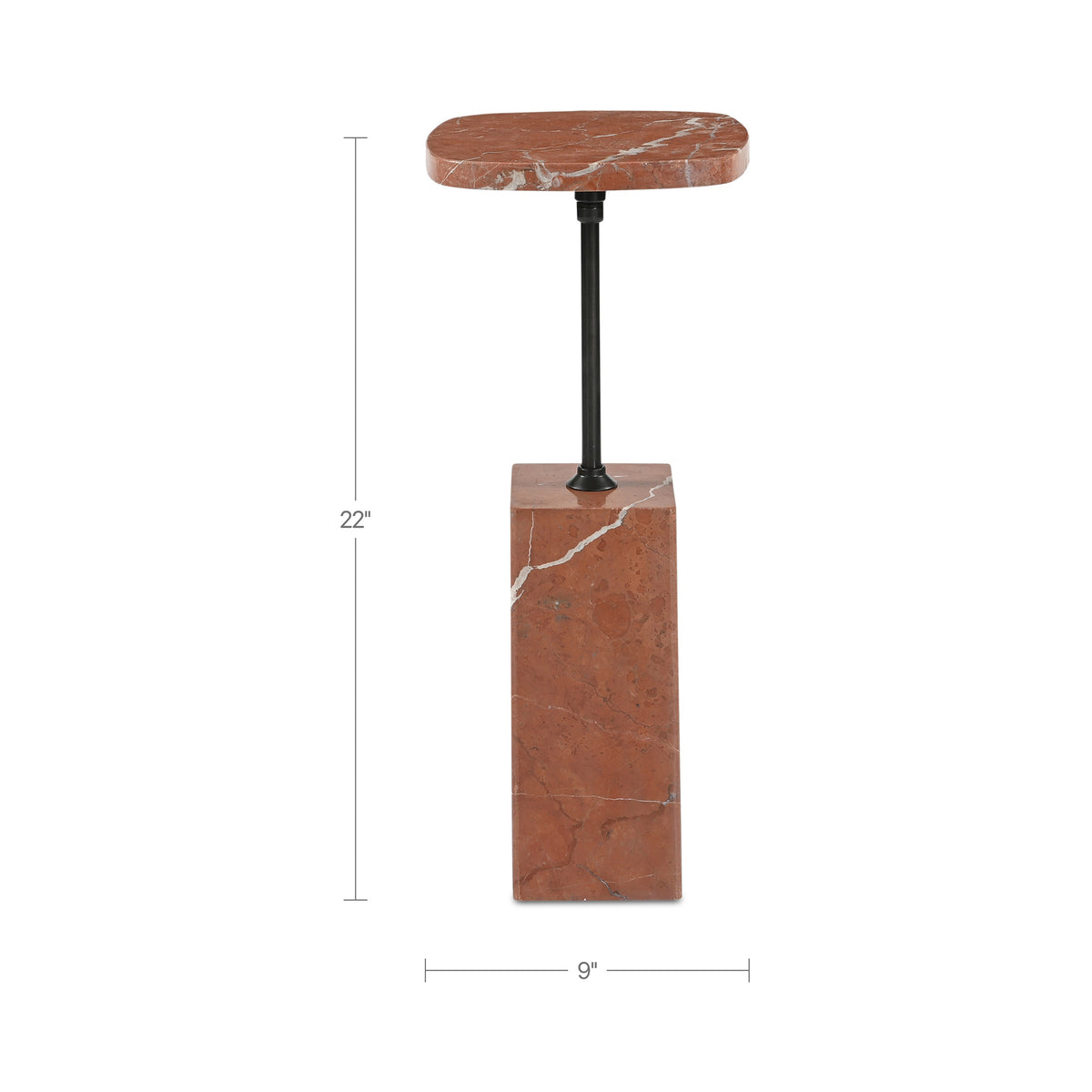 Caro Side Table – 9" Stone Side Table (2 Colors) (21)