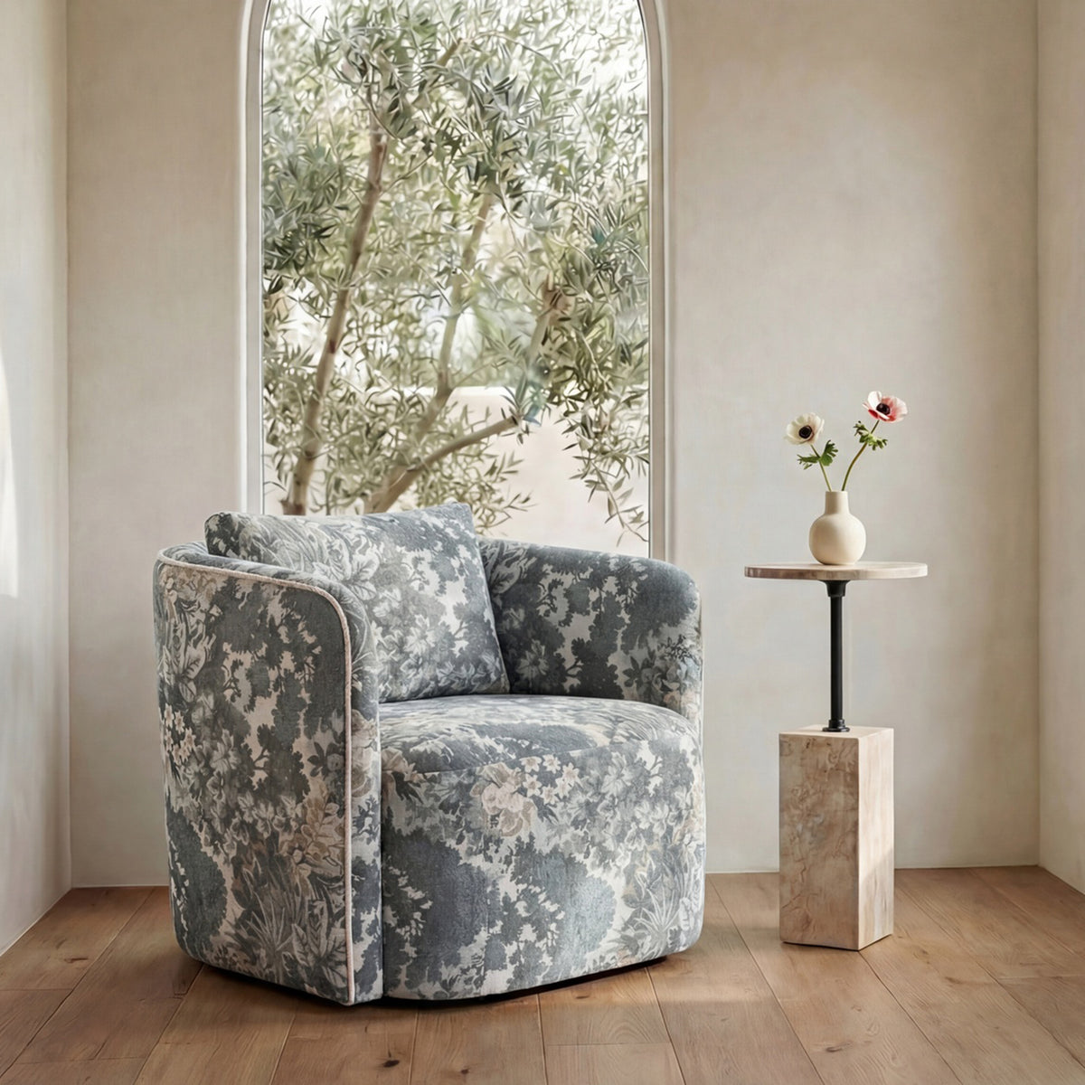 Caro Side Table – 9" Stone Side Table (2 Colors) (7)