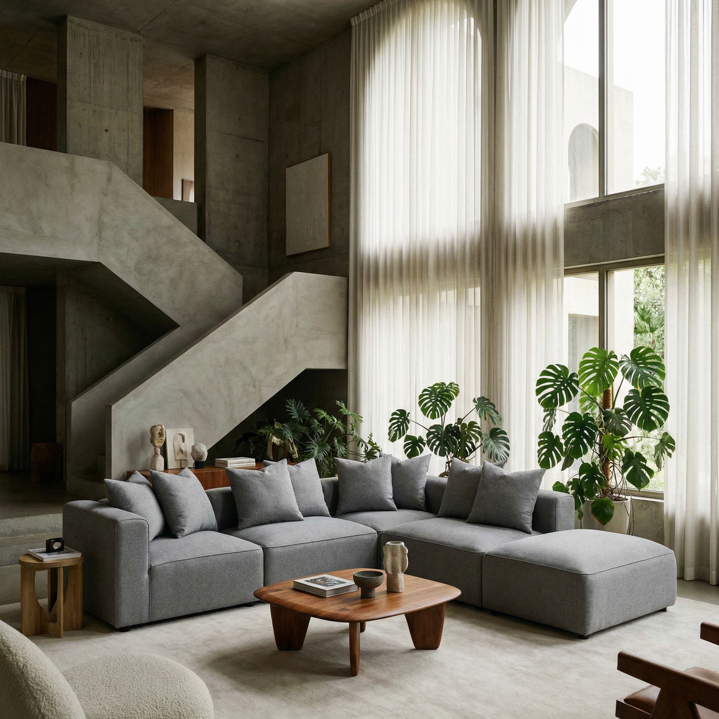 Jennifer Modern Modular Corner Sofa Sectional 154" – Oversized Customizable Sectional (2 Colors)