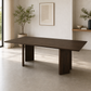 Alden Solid Walnut Rectangular Dining Table 86" – Modern Wood Dining Table for 6
