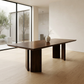 Alden Solid Walnut Rectangular Dining Table 86" – Modern Wood Dining Table for 6