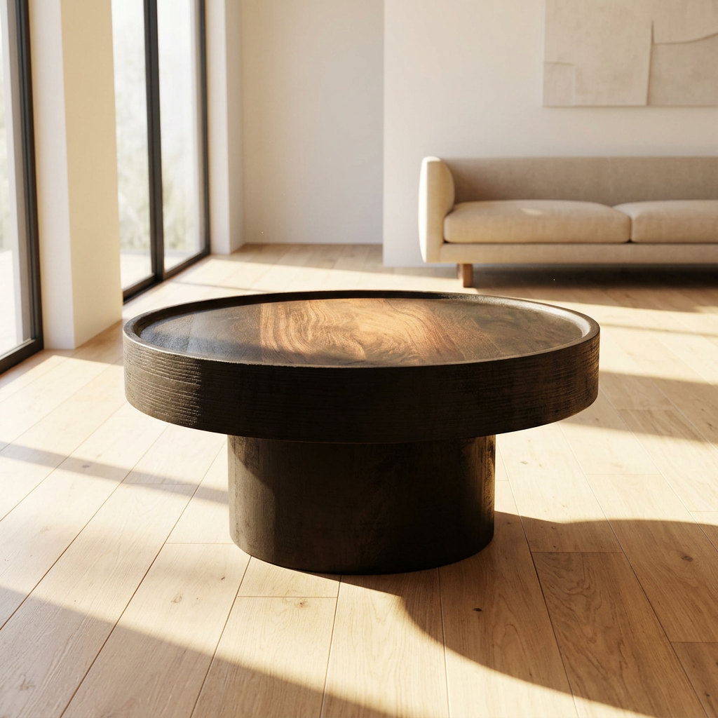 Mesa de centro de madera 'Watson' en negro