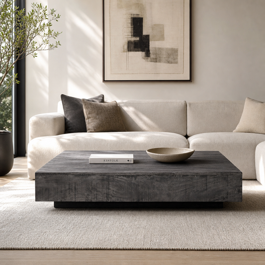 Reclaimed Wood Square Coffee Table