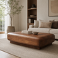 Aurelius Low Profile Round Edge Solid Wood Coffee Table (39") – Handcrafted Modern Coffee Table