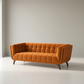 Modern Tufted Sofa 86” – Addison MCM Velvet or Boucle Couch (9 Colors)