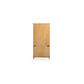 Seymour Tall Cabinet – 38" Oak and Rattan Tall Cabinet (5)