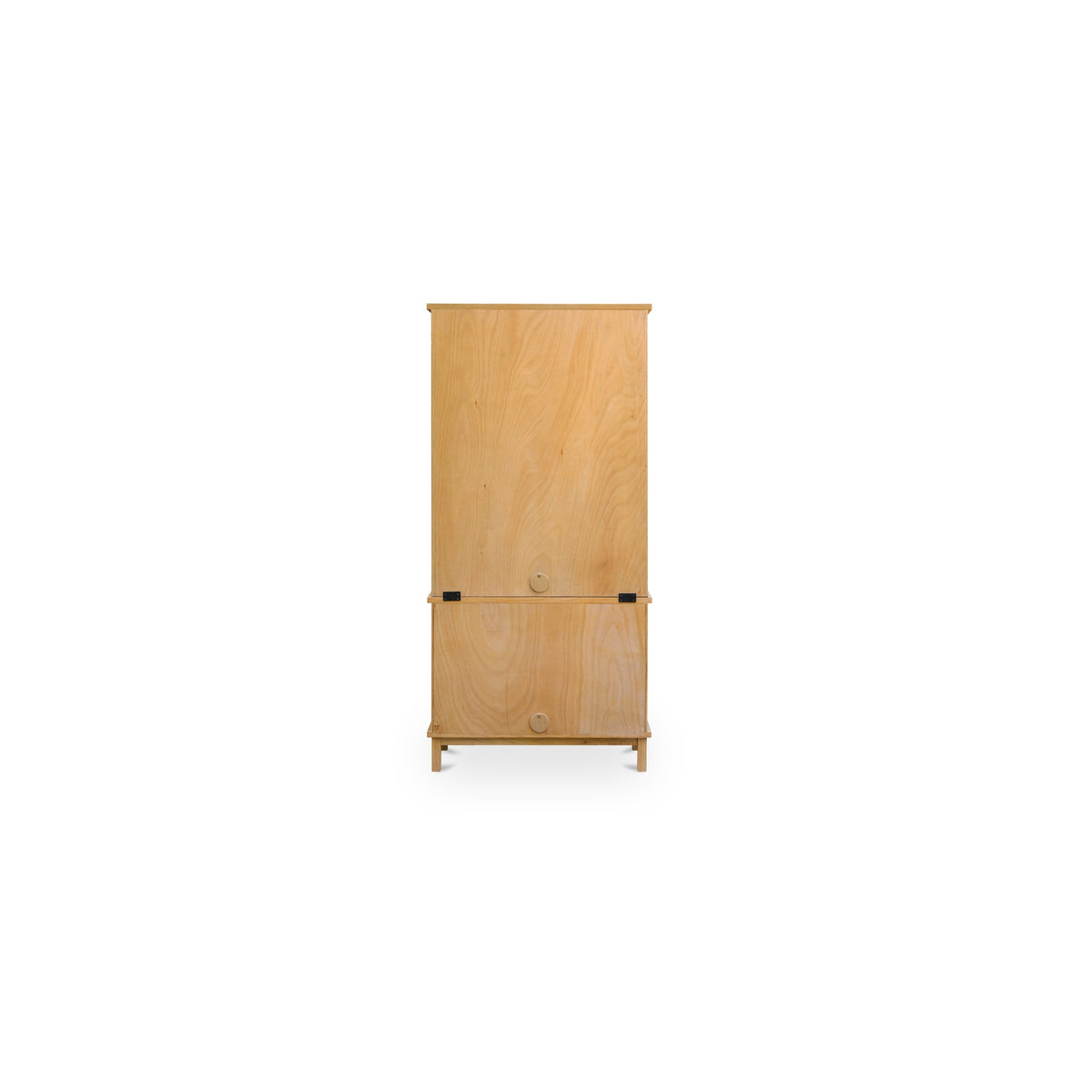 Seymour Tall Cabinet – 38" Oak and Rattan Tall Cabinet (5)