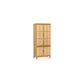 Seymour Tall Cabinet – 38" Oak and Rattan Tall Cabinet (3)