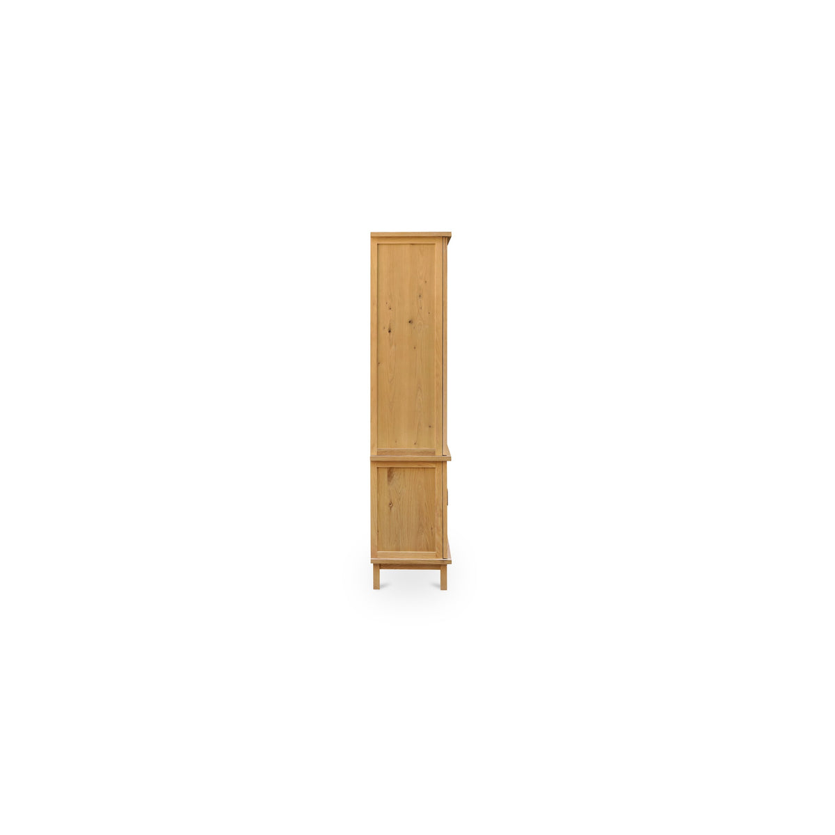 Seymour Tall Cabinet – 38" Oak and Rattan Tall Cabinet (4)