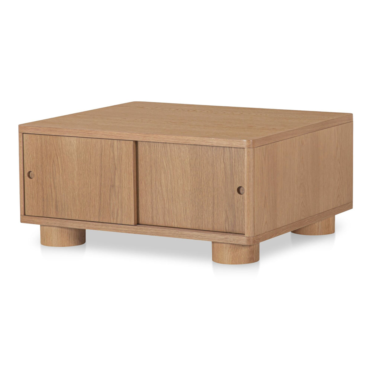 Hobbs Coffee Table – 35" Storage Coffee Table with Sliding Doors (4)