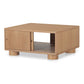 Hobbs Coffee Table – 35" Storage Coffee Table with Sliding Doors (5)