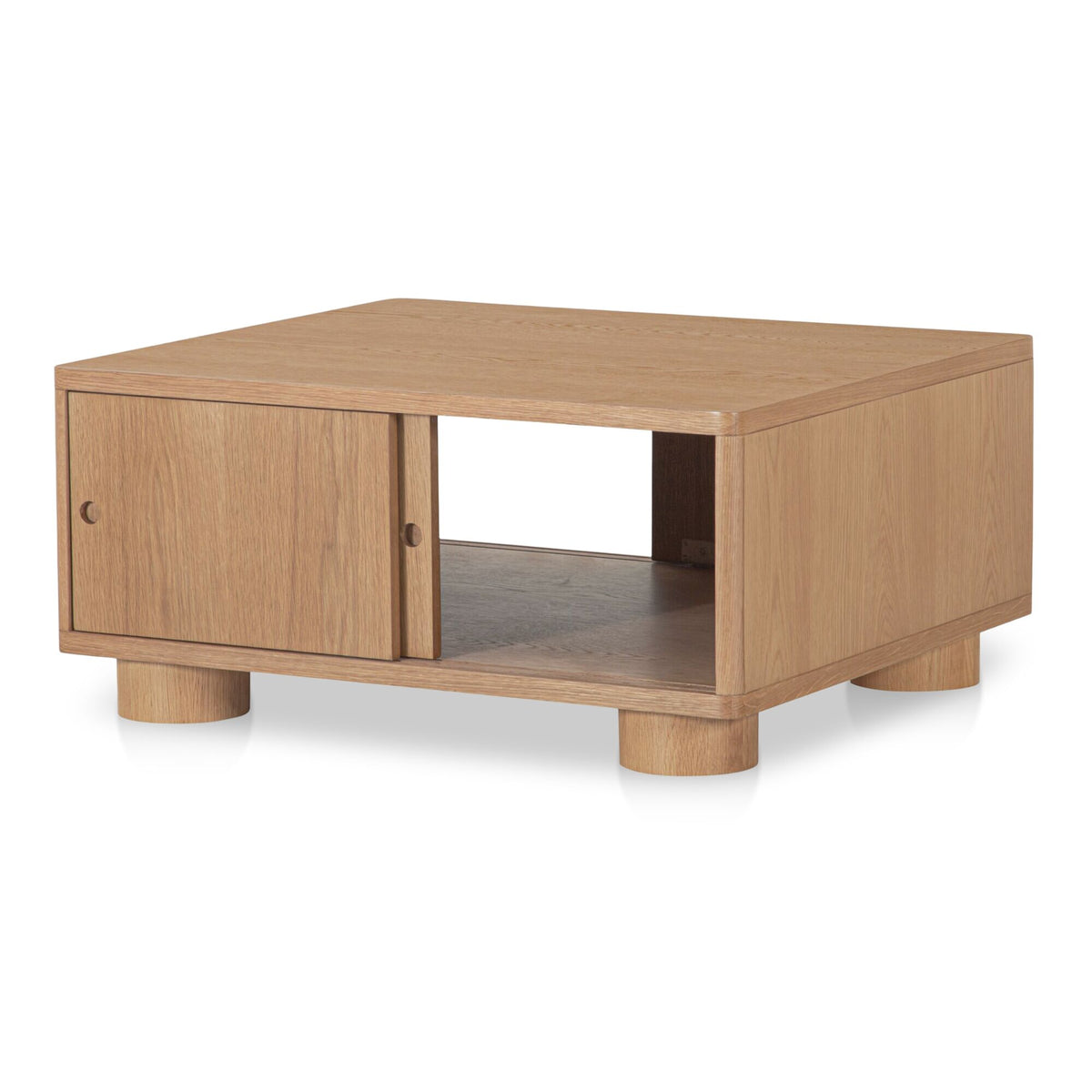 Hobbs Coffee Table – 35" Storage Coffee Table with Sliding Doors (5)