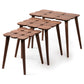 Hilson Style Wood Nesting Accent Tables (3pc.)