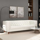 Evelyn Mid Century Chesterfield Sofa 88"