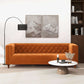Evelyn Mid Century Chesterfield Sofa 88"