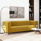 Evelyn Mid Century Chesterfield Sofa 88"