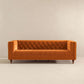 Evelyn Mid Century Chesterfield Sofa 88"