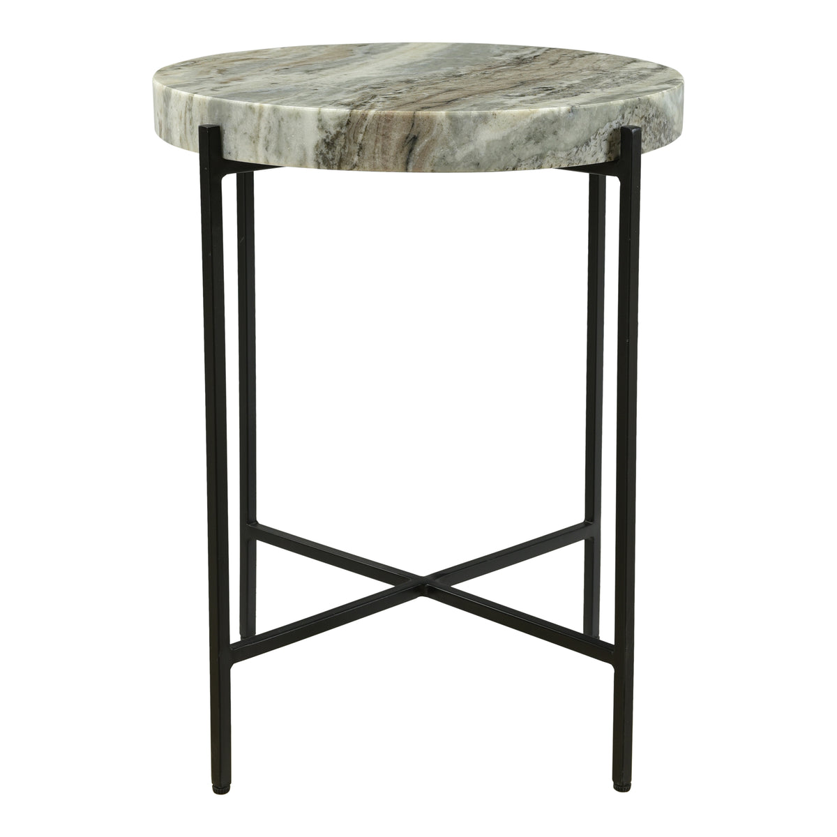 Cirque Accent Table – 18" Marble Top Accent Table (1)