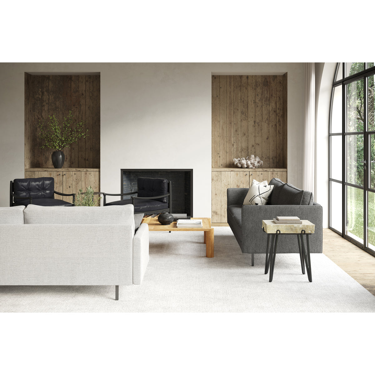 Alpert Accent Table – 19" Marble Top Accent Table (5)
