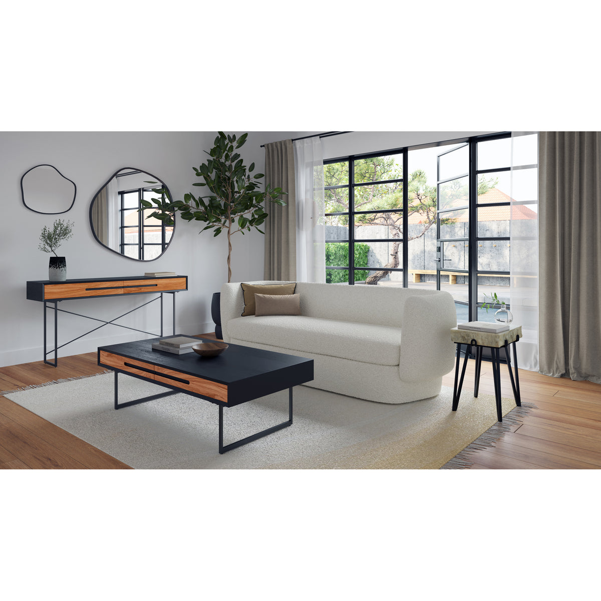 Alpert Accent Table – 19" Marble Top Accent Table (9)