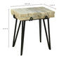 Alpert Accent Table – 19" Marble Top Accent Table (8)
