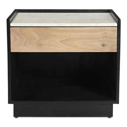 Carter Nightstand – 22" Marble Top Nightstand (1)