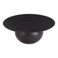 Bradbury Coffee Table – 35" Solid Acacia Round Coffee Table (2 Colors) (2)