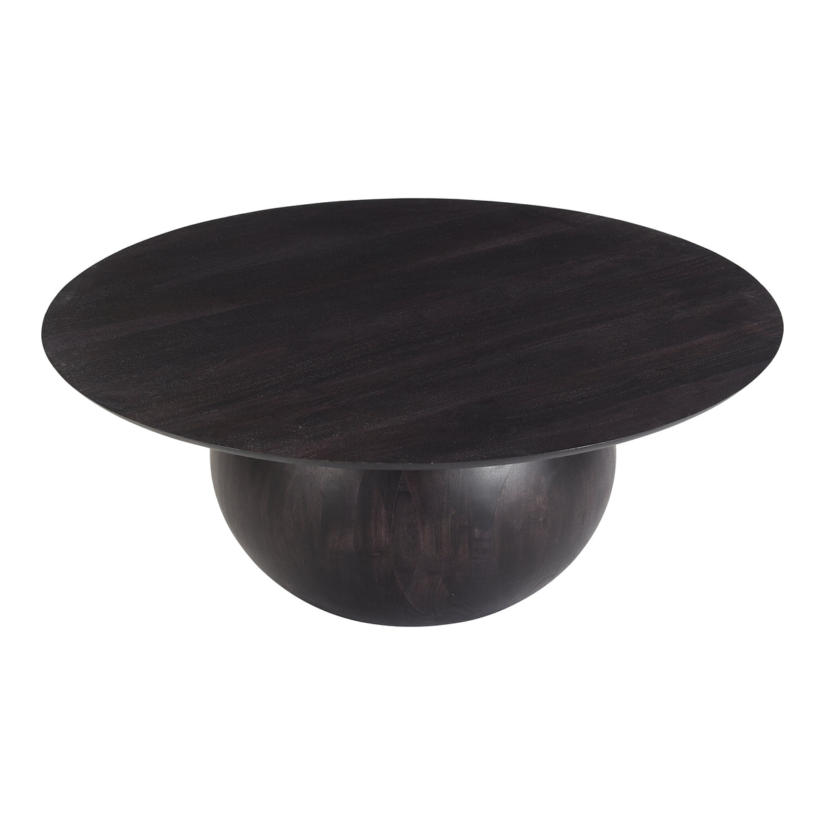 Bradbury Coffee Table – 35" Solid Acacia Round Coffee Table (2 Colors) (2)