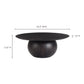 Bradbury Coffee Table – 35" Solid Acacia Round Coffee Table (2 Colors) (6)