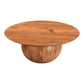 Bradbury Coffee Table – 35" Solid Acacia Round Coffee Table (2 Colors) (8)