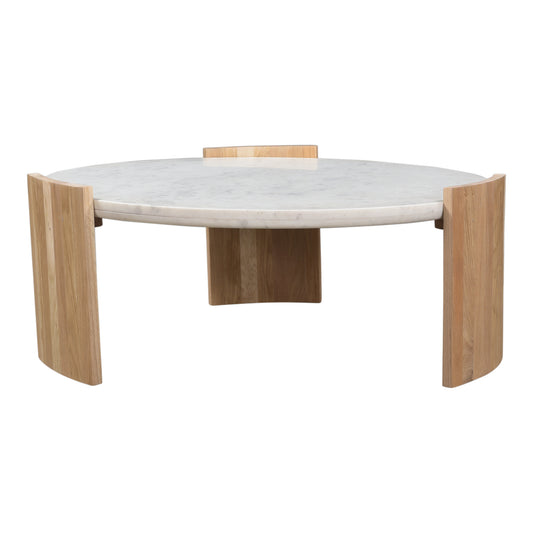 Dala Coffee Table – 35" Round Marble Coffee Table (1)