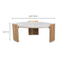 Dala Coffee Table – 35" Round Marble Coffee Table (7)