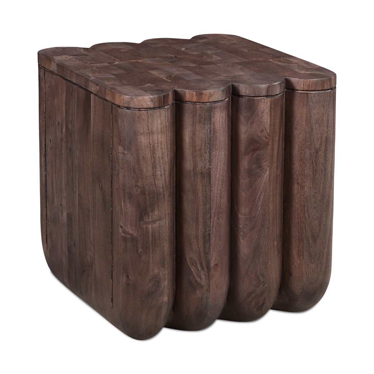 Punyo Punyo Accent Table – 18" Acacia Wood Accent Table (2)