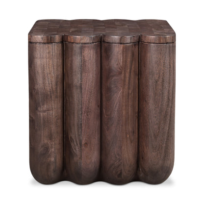 Punyo Punyo Accent Table – 18" Acacia Wood Accent Table (1)