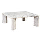 Segment Coffee Table – 35.5" Square Marble Coffee Table (3 Colors) (23)