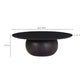 Bradbury Coffee Table – 35" Solid Acacia Round Coffee Table (2 Colors) (20)