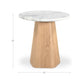 Evelyn Accent Table – 20" Ashen Grey Marble Accent Table (9)