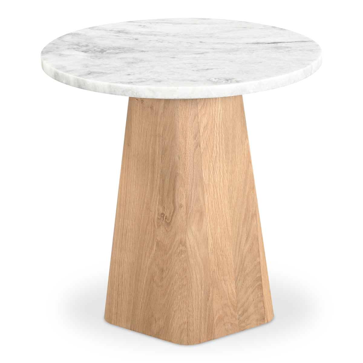 Evelyn Accent Table – 20" Ashen Grey Marble Accent Table (3)