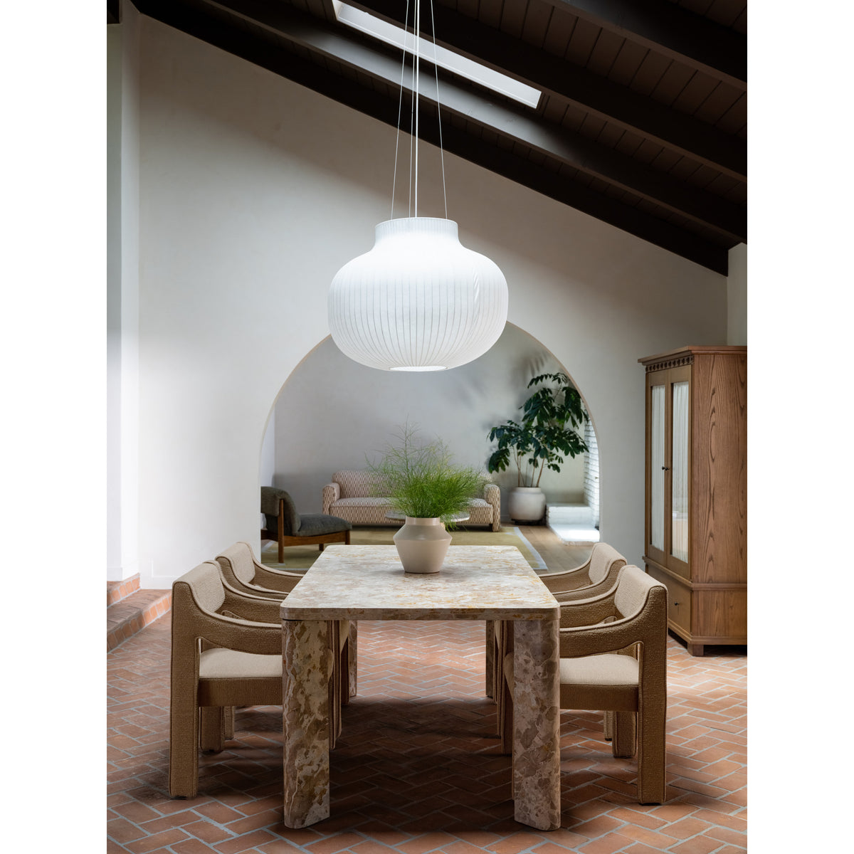 Segment Dining Table – 72" Marble & Oak Dining Table (2 Colors) (12)