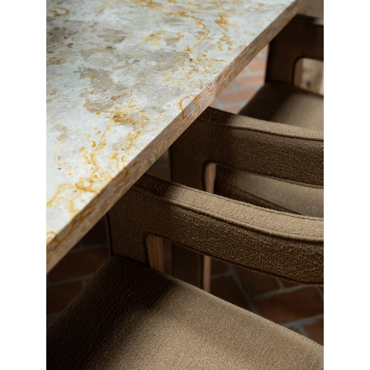Segment Dining Table – 72" Marble & Oak Dining Table (2 Colors) (9)