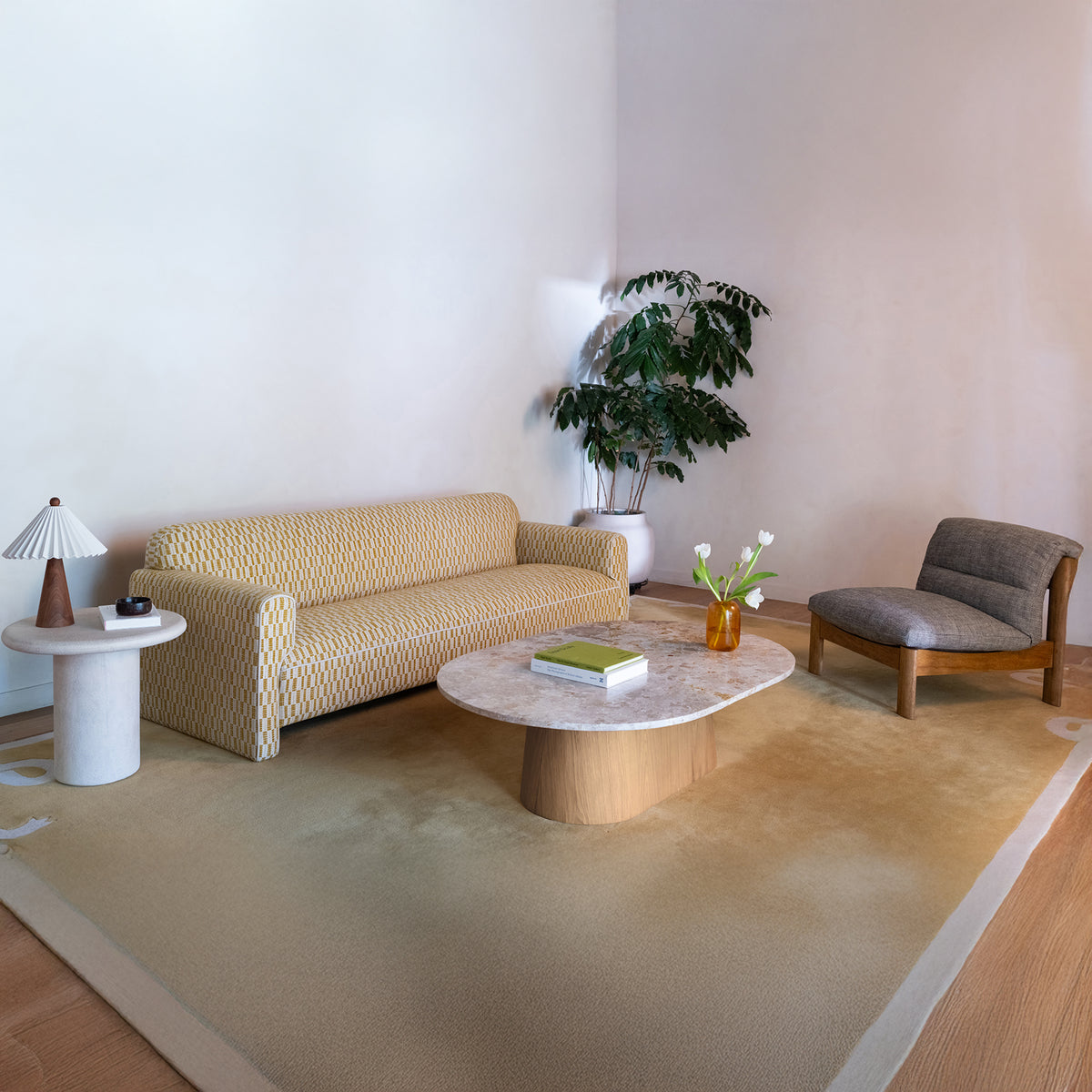 Carly Coffee Table – 54" Marble Coffee Table (10)