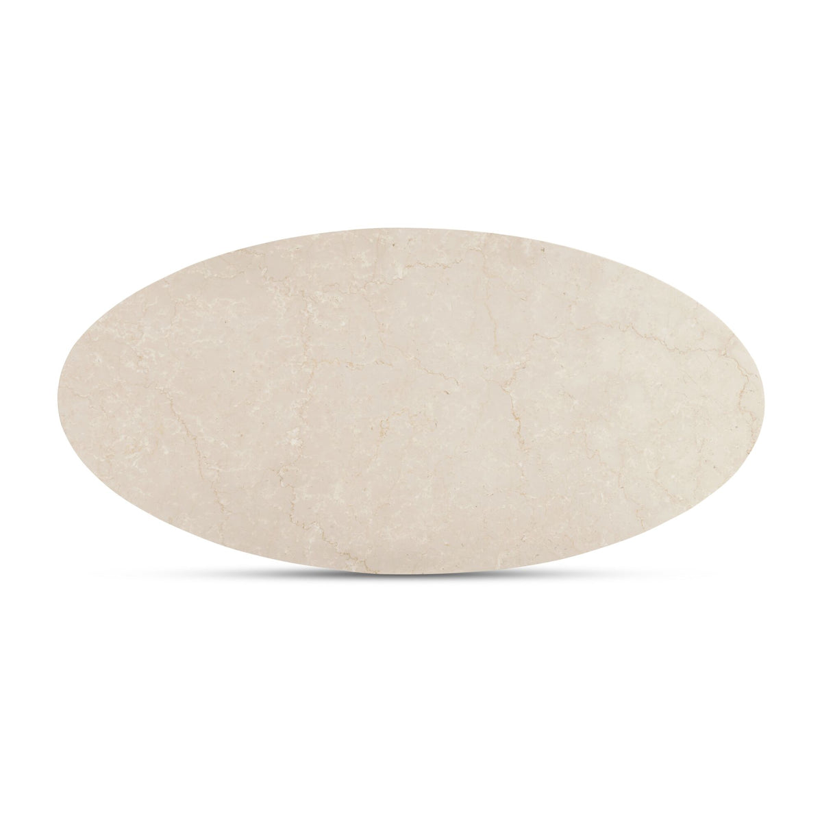 Winona Coffee Table – 59" Botticino Marble Oval Coffee Table (5)