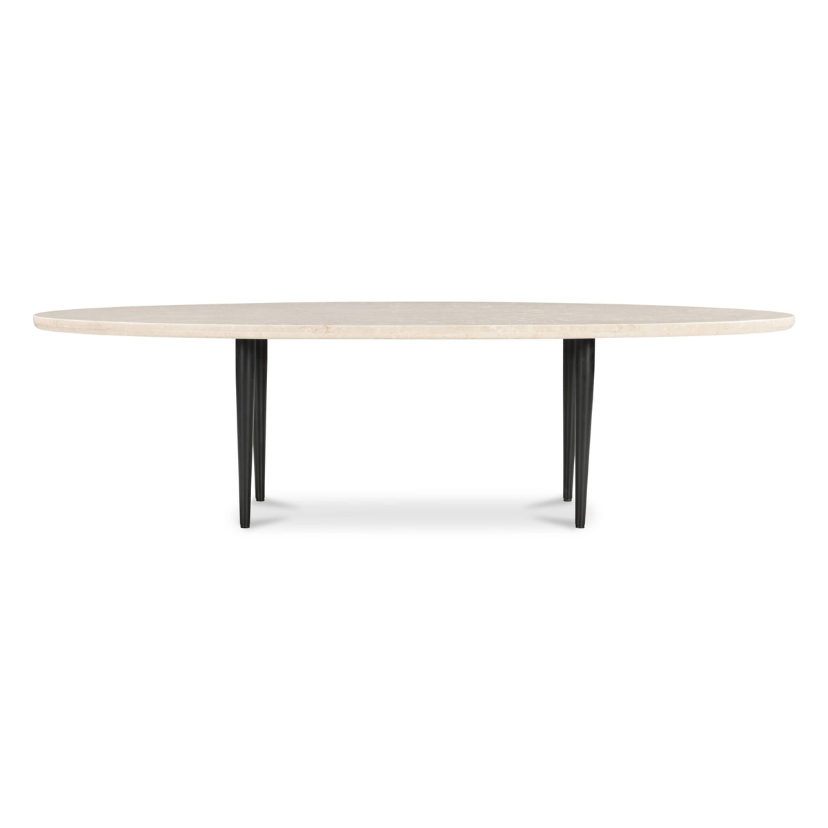 Winona Coffee Table – 59" Botticino Marble Oval Coffee Table (1)